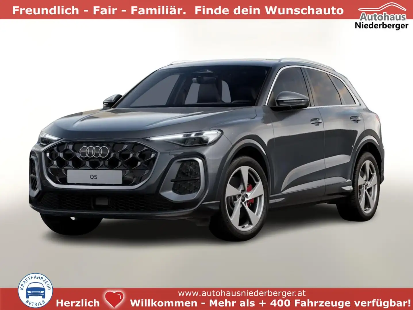 Audi Q5 S line 2xS Tech Leder Pano PrivG LED+ VirCo+ 22... Grau - 1