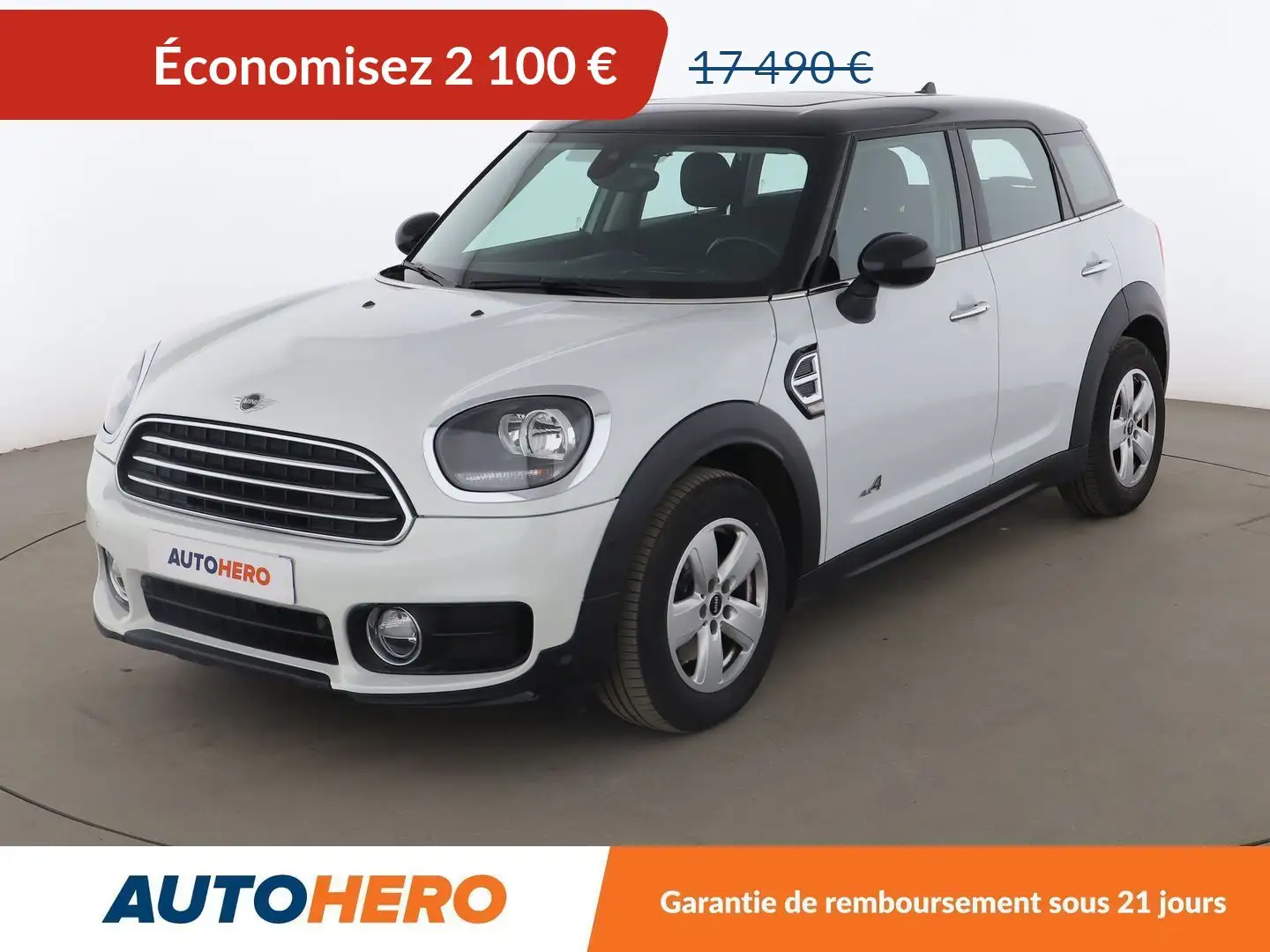 MINI Cooper D Countryman Cooper D ALL4 BVA8 Blanc - 1