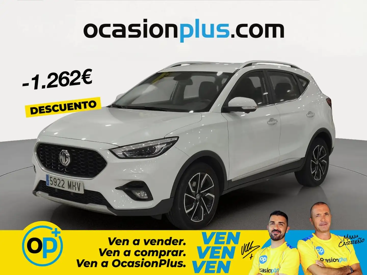 MG ZS 1.0 T-GDI Luxury Aut. 82kW Blanco - 1