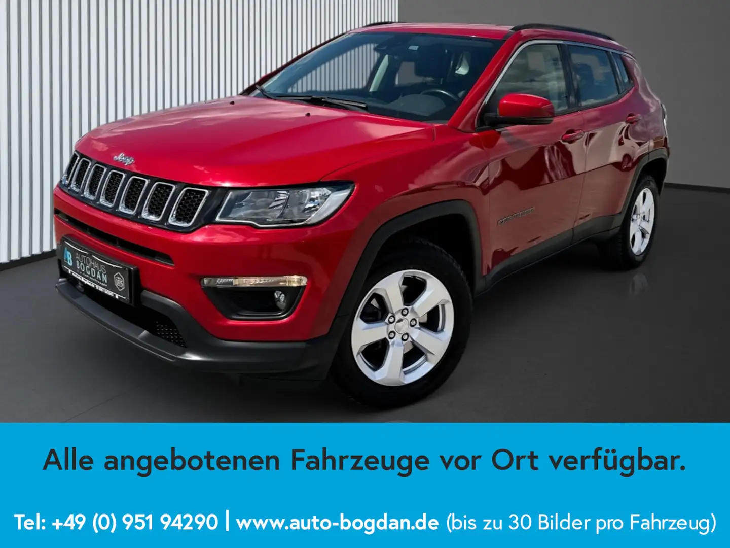 Jeep Compass Longitude 4WD AHK*Tempom.*Zahnriemen neu Rot - 2