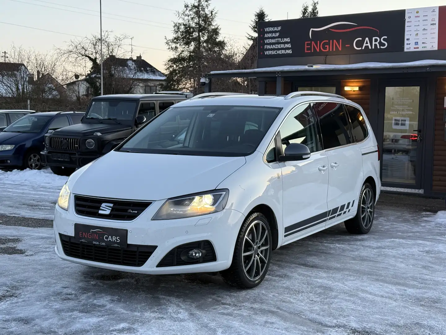 SEAT Alhambra FR 2,0 TDI DSG 4WD Weiß - 1