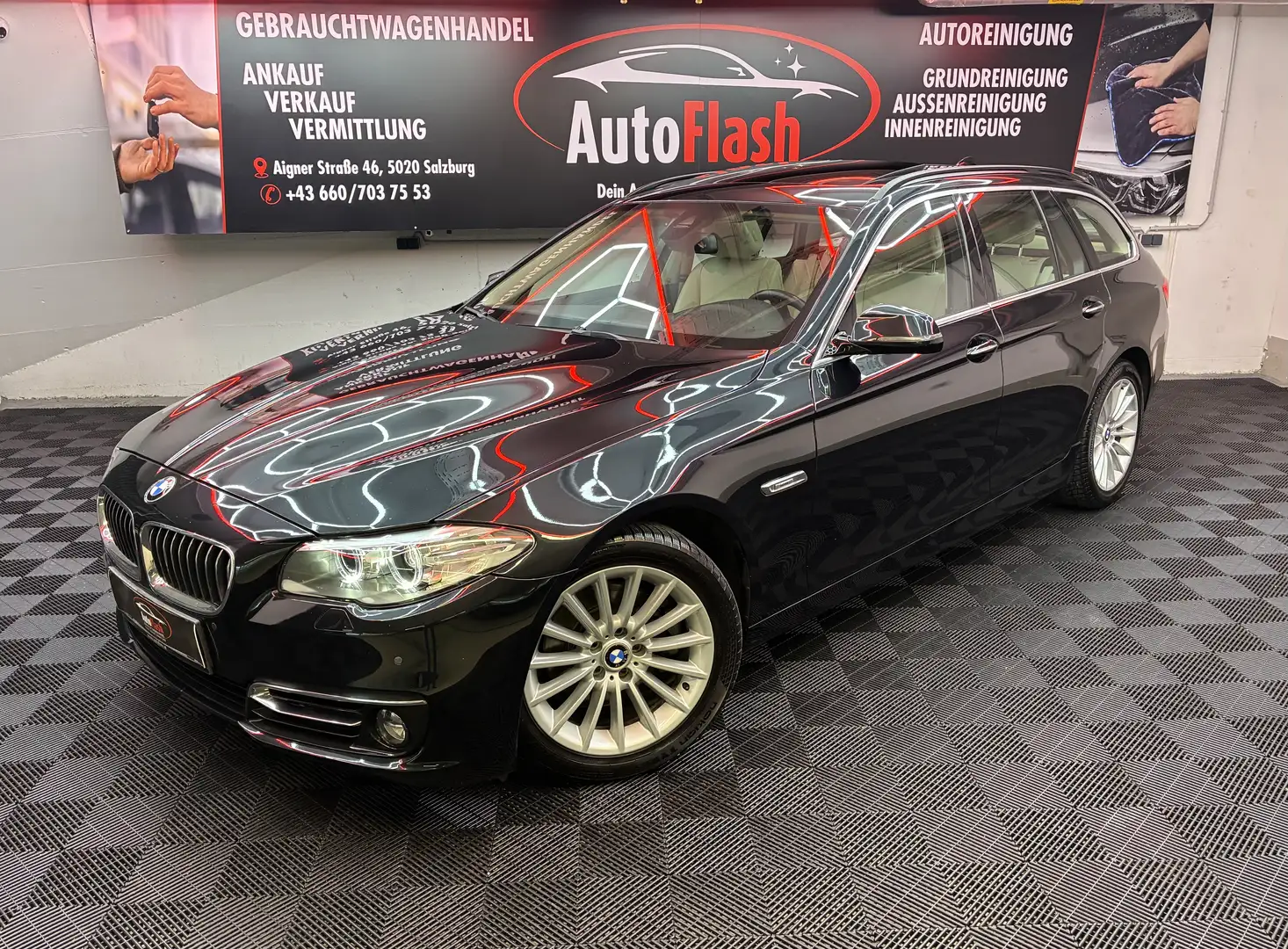 BMW 520 520 d Luxury Line Schwarz - 1