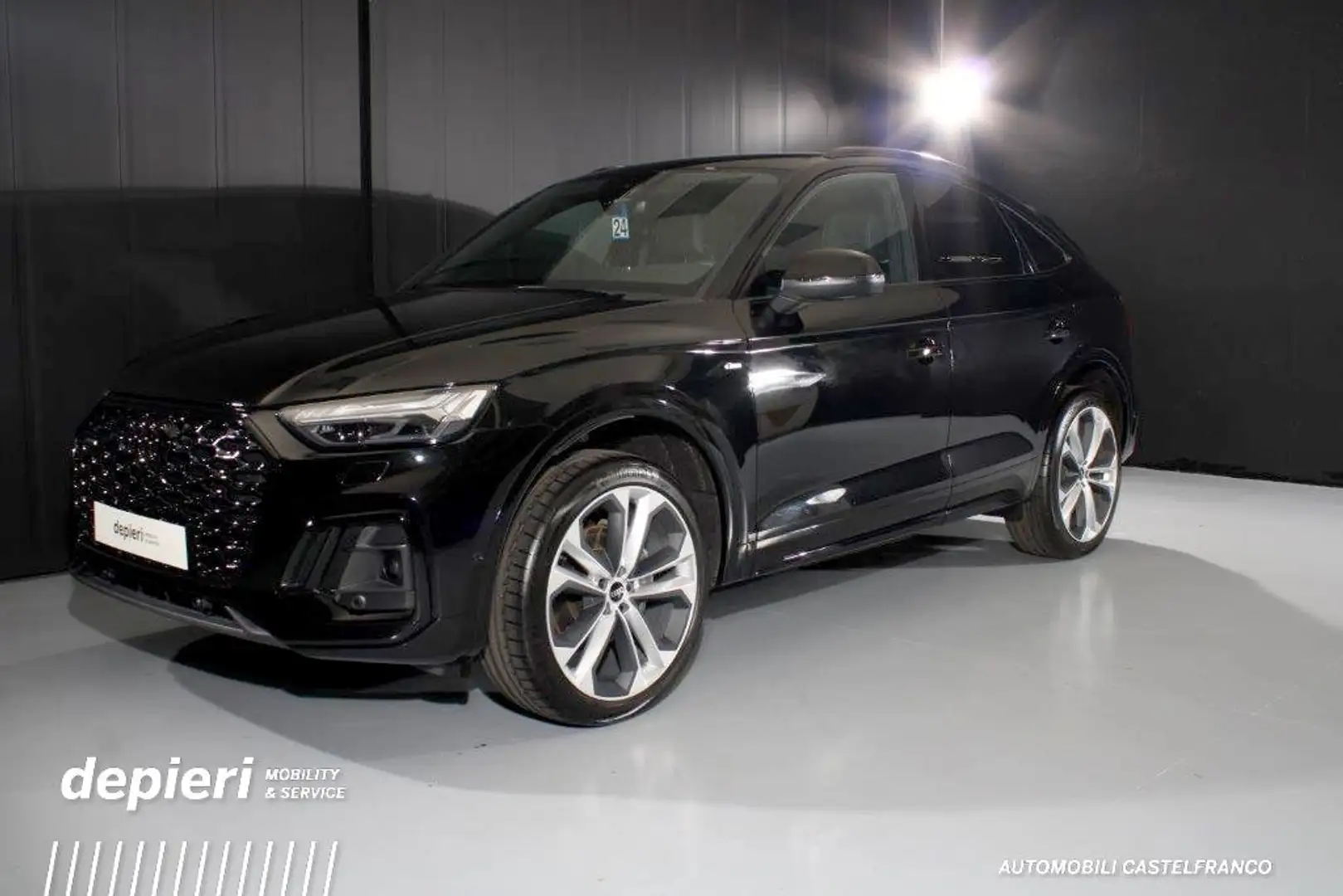 Audi Q5 Sportback 40 TDI quattro S tronic S line MHEV Nero - 1