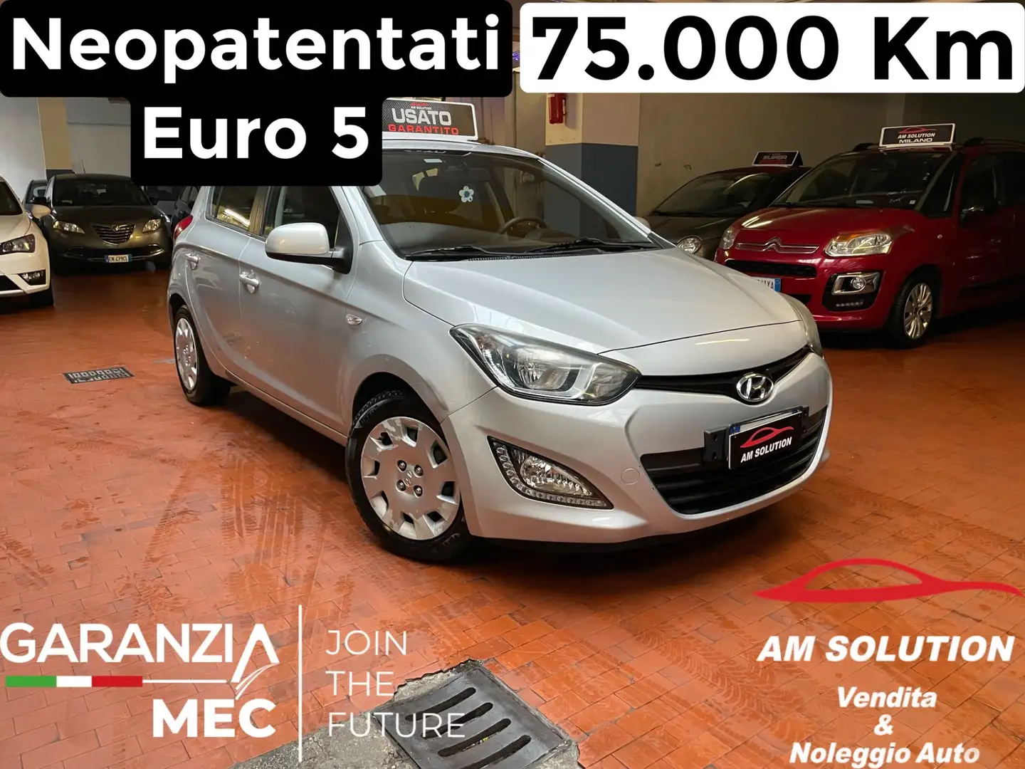 Hyundai i20 i20 1.2 Neopatentati Euro 5 Silver - 1