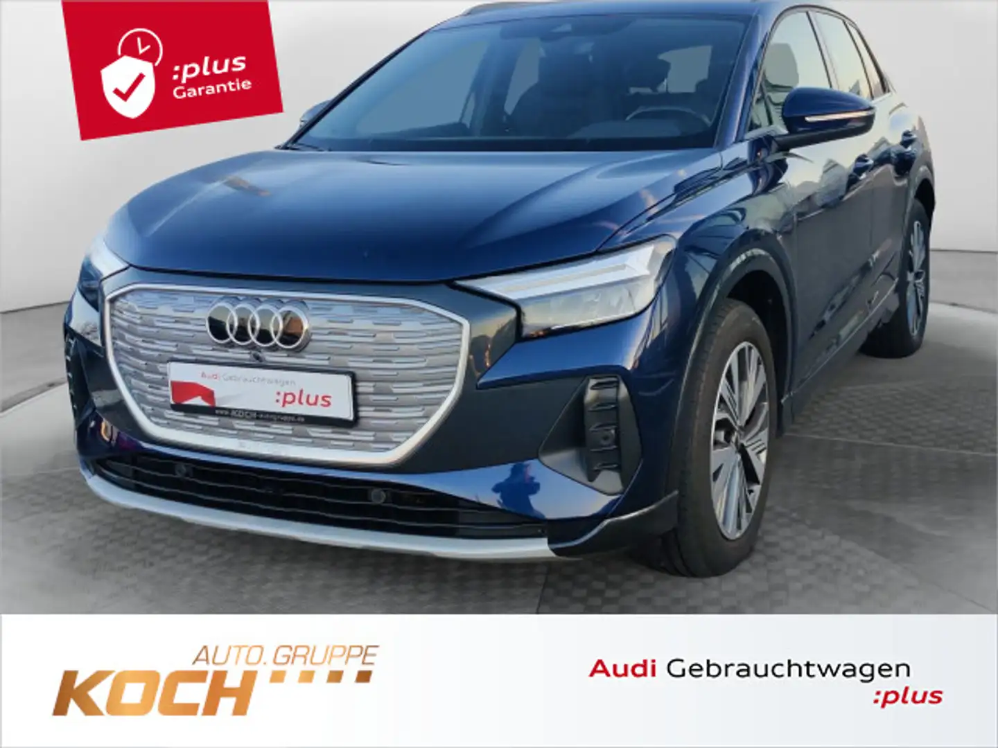 Audi Q4 e-tron 40 e-tron, LED, ACC, Navi, RFK, Sports Blau - 1