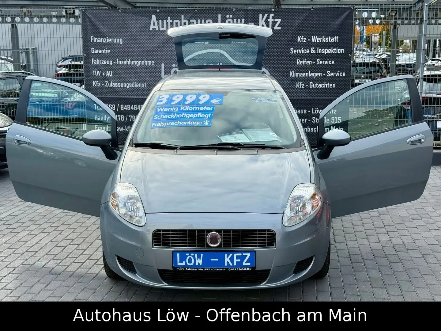 Fiat Grande Punto 1.4 TÜV NEU ALLWETTERREIFEN SCHECKH Grau - 1