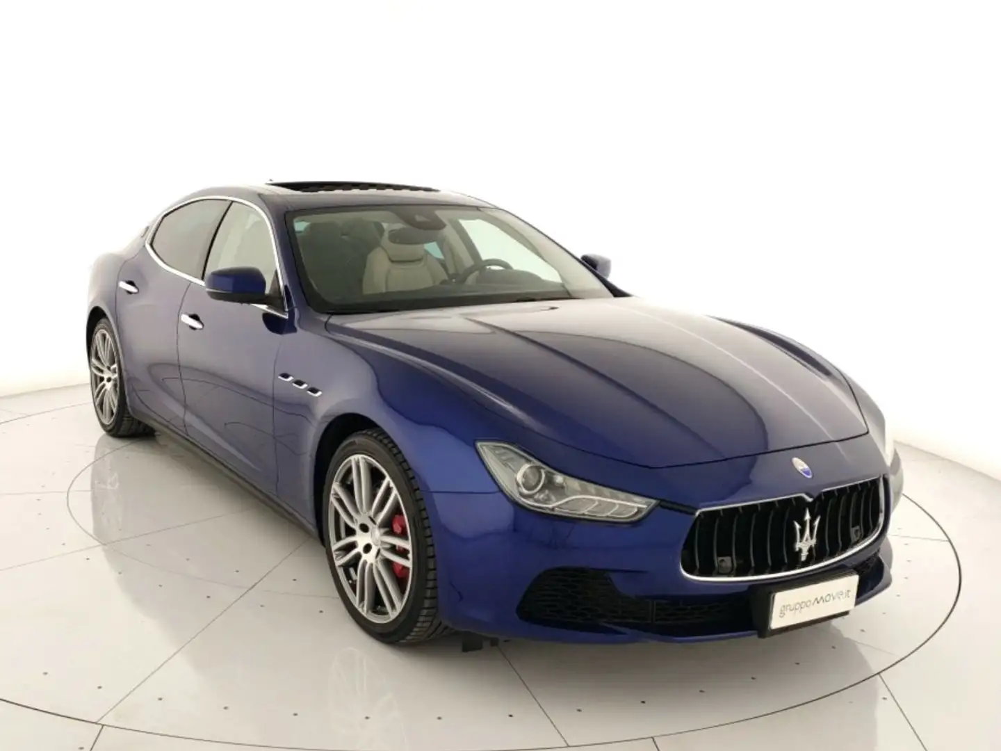 Maserati Ghibli 3.0 V6 bt 350cv auto Blau - 1