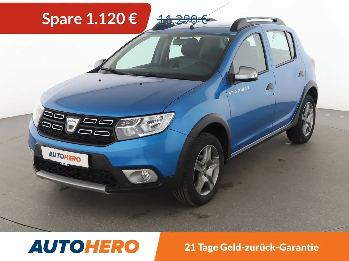 Dacia Sandero 0.9 TCe Stepway Prestige*NAVI*TEMPO*PDC* Blau - 1