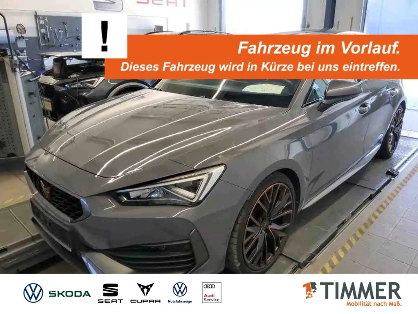 CUPRA Leon 2.0 TSI DSG VZ *LED *SCHALE *ACC *RKAM *"19 *NAVI Silber - 1
