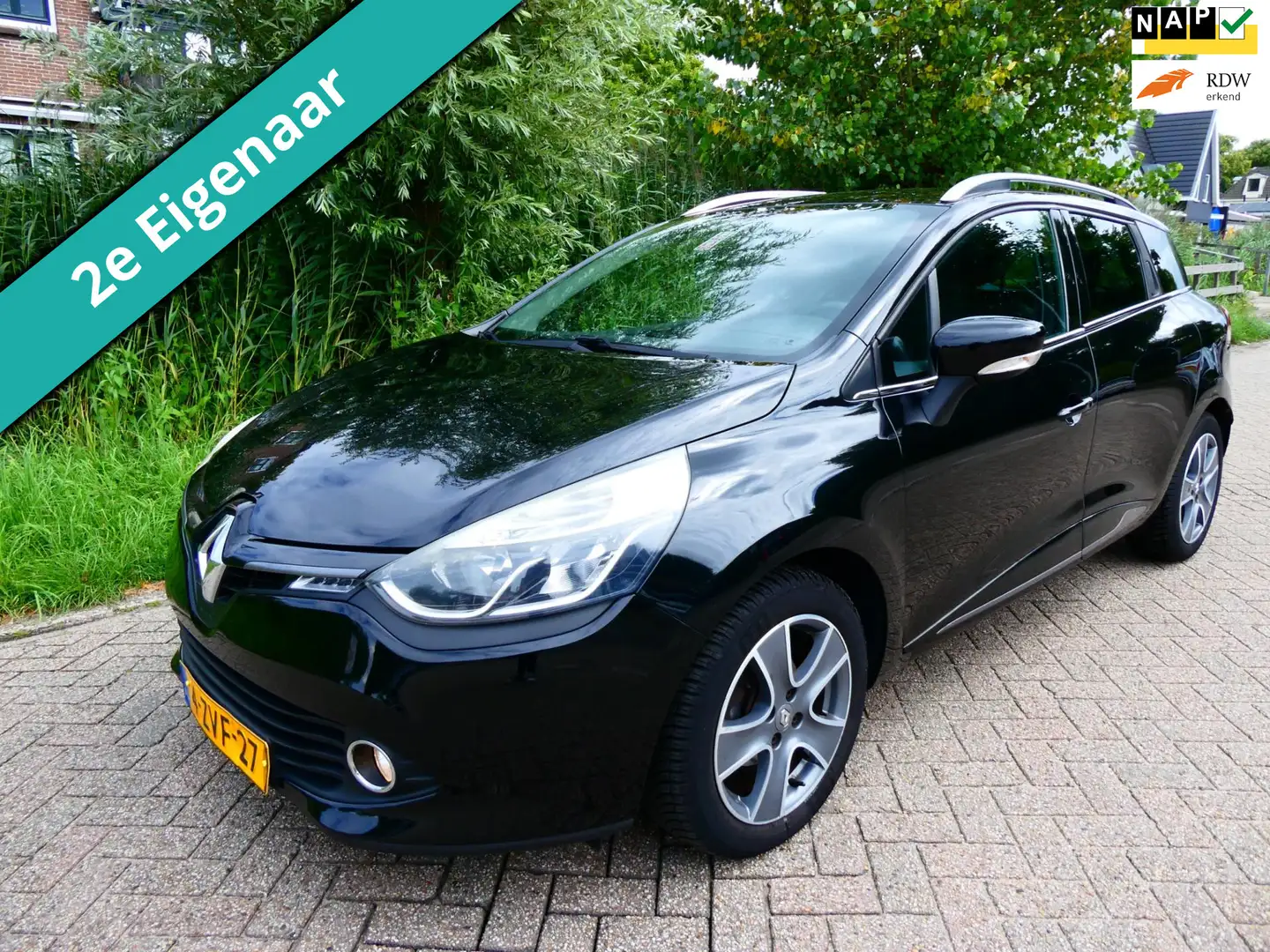 Renault Clio Estate 0.9 TCe Night&Day 90pk 2e eigenaar Airco Cr Zwart - 1