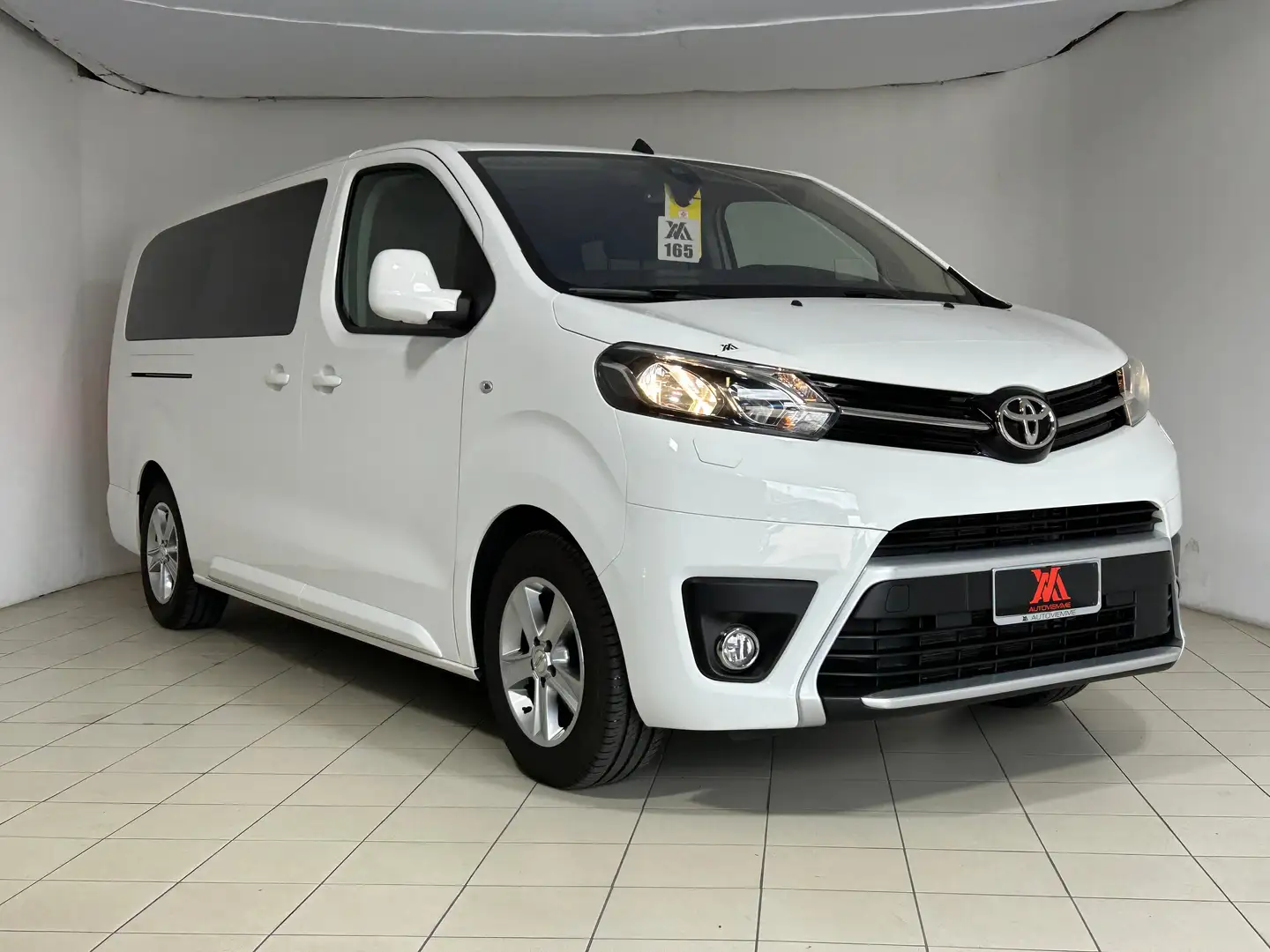 Toyota Proace Verso + pedana elettrica trasporto disabili Bianco - 1