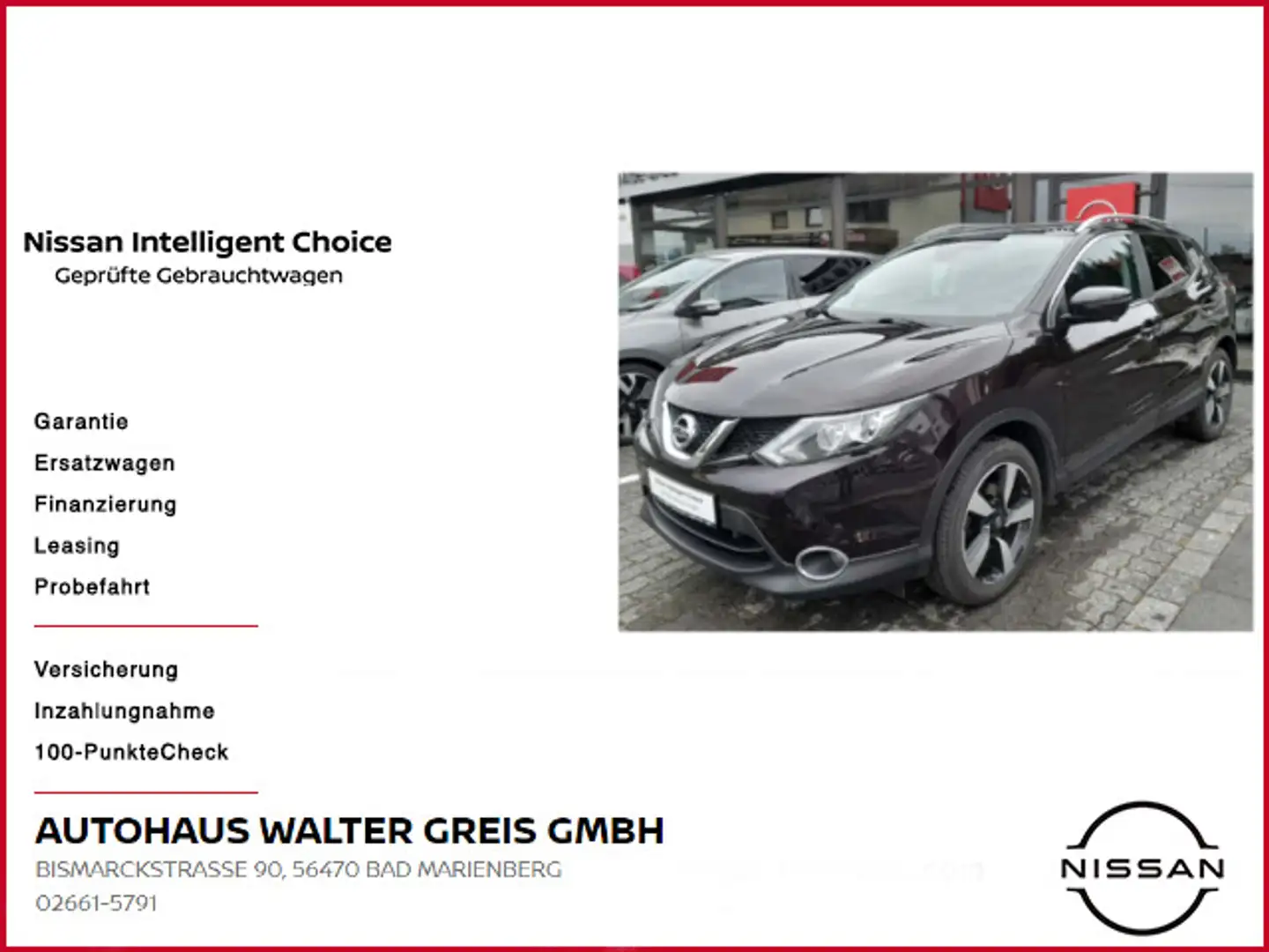 Nissan Qashqai 360° 1,6 DIG-T PGD abnehmbare AHK Violett - 1