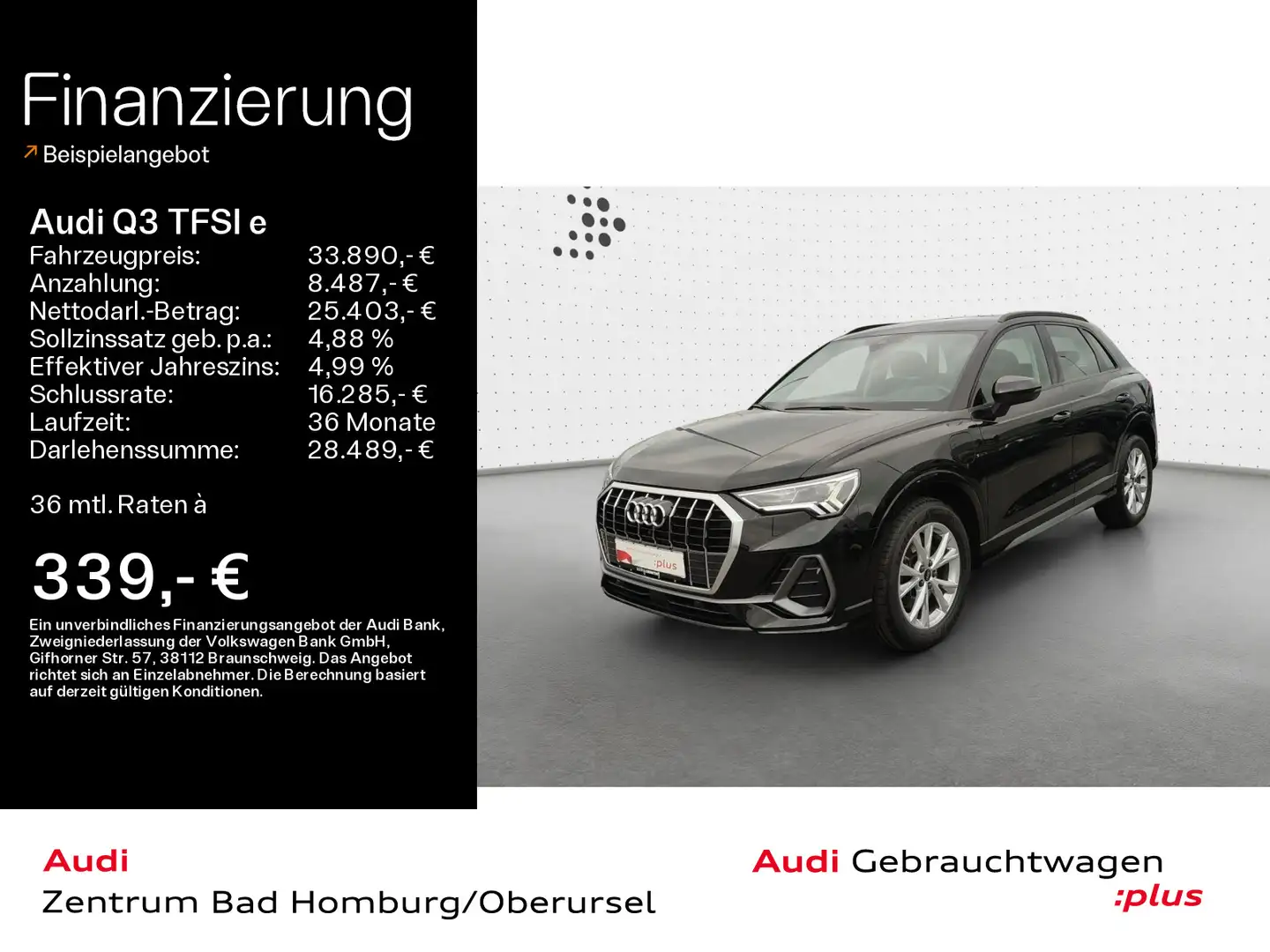 Audi Q3 S line 45*Einparkhilfe*LED*Sitzheizung Schwarz - 1