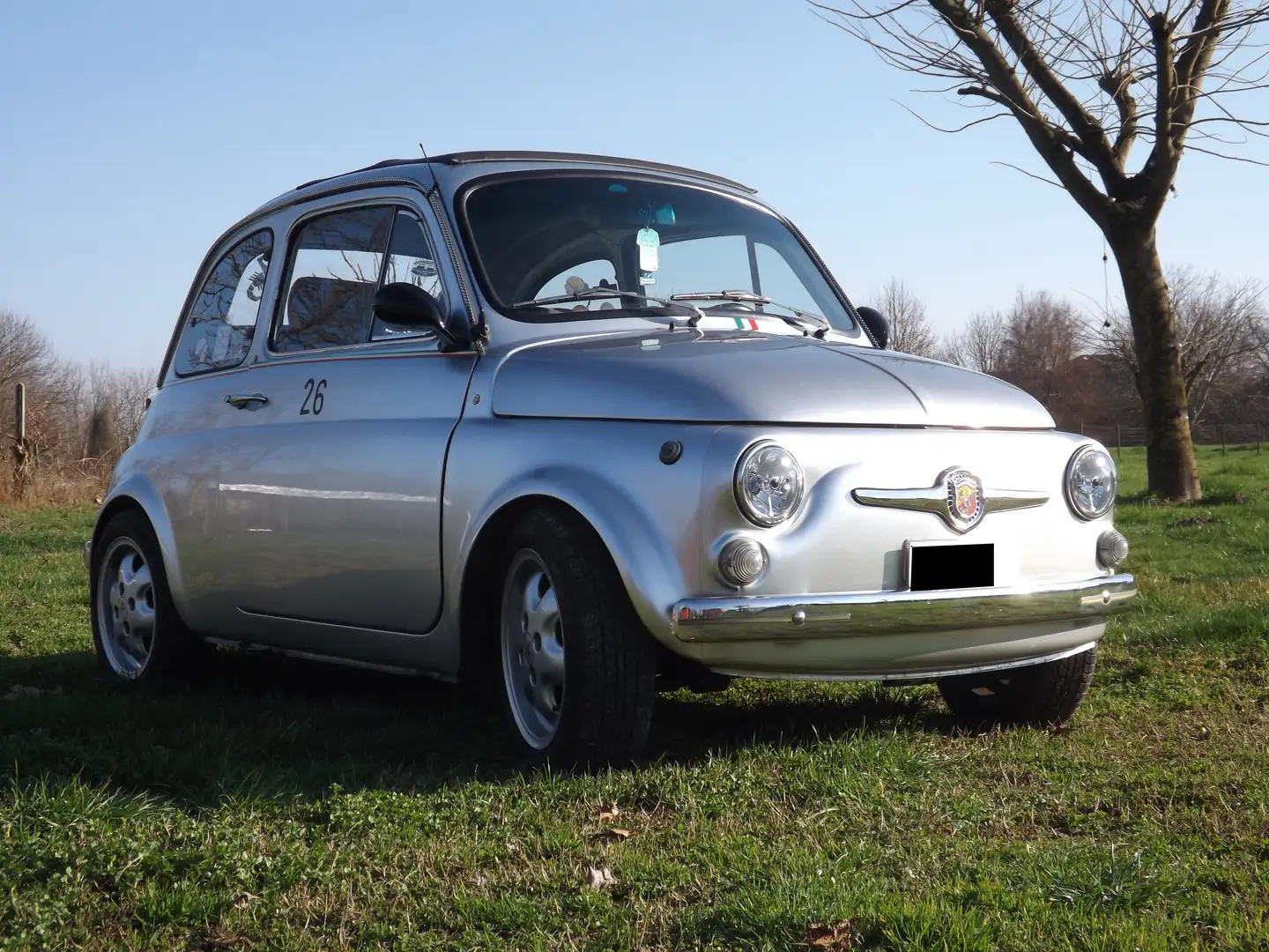 Fiat 500 R elaborata Abarth 595 S anno1974 e personalizzata Argento - 1