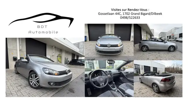 Volkswagen Golf Cabriolet 1.4 TSI Xénon Sièges Chauf. GPS Bluethoot 50000km!