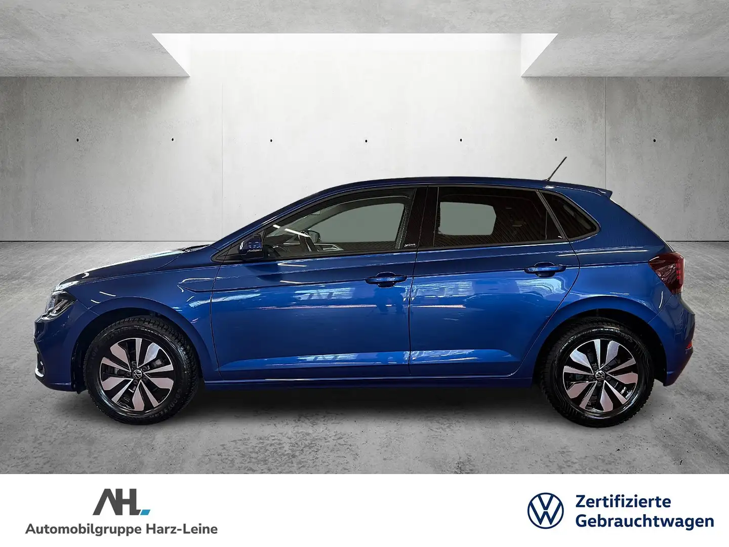 Volkswagen Polo 1.0 TSI Move DSG IQ-Drive AHK Navi LED ACC PDC RFK Blauw - 2