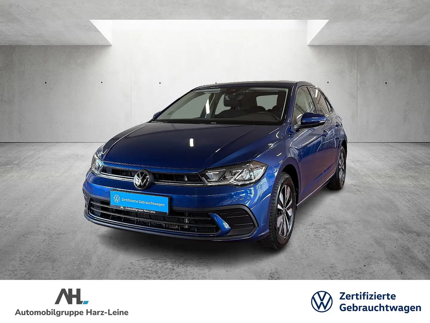 Volkswagen Polo 1.0 TSI Move DSG IQ-Drive AHK Navi LED ACC PDC RFK Blauw - 1