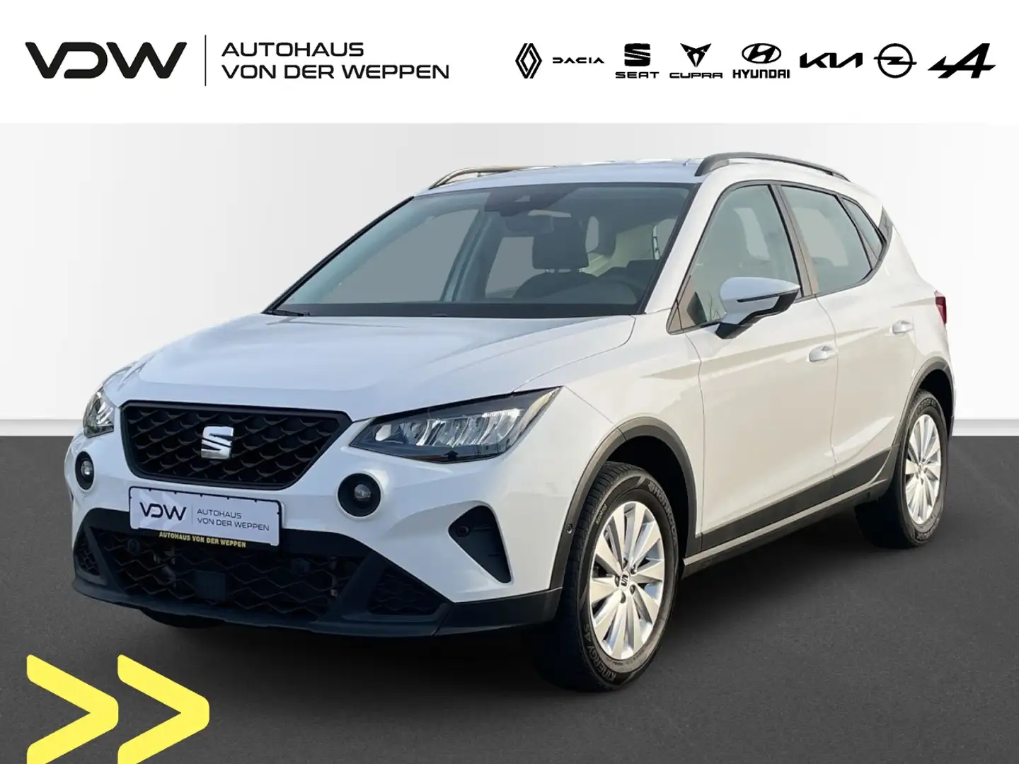 SEAT Arona Style TSI DSG Navi Kamera SHZ Klima Navi Wit - 1