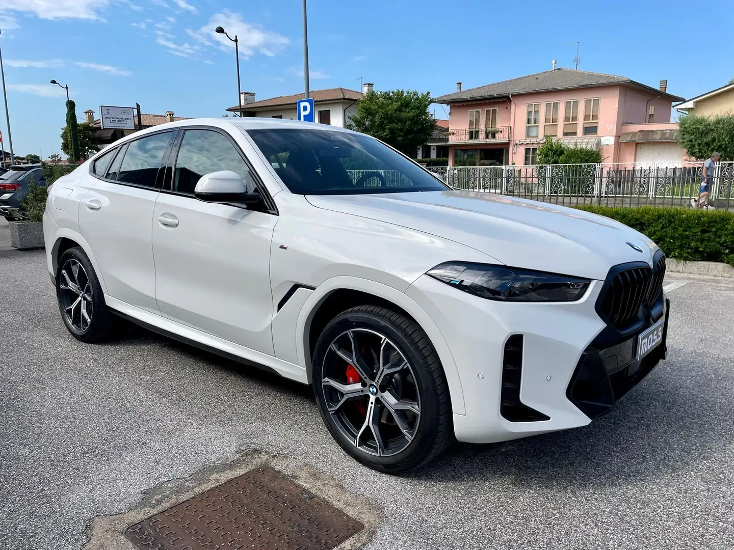 BMW X6 xdrive30d mhev 48V Msport auto Bianco - 1