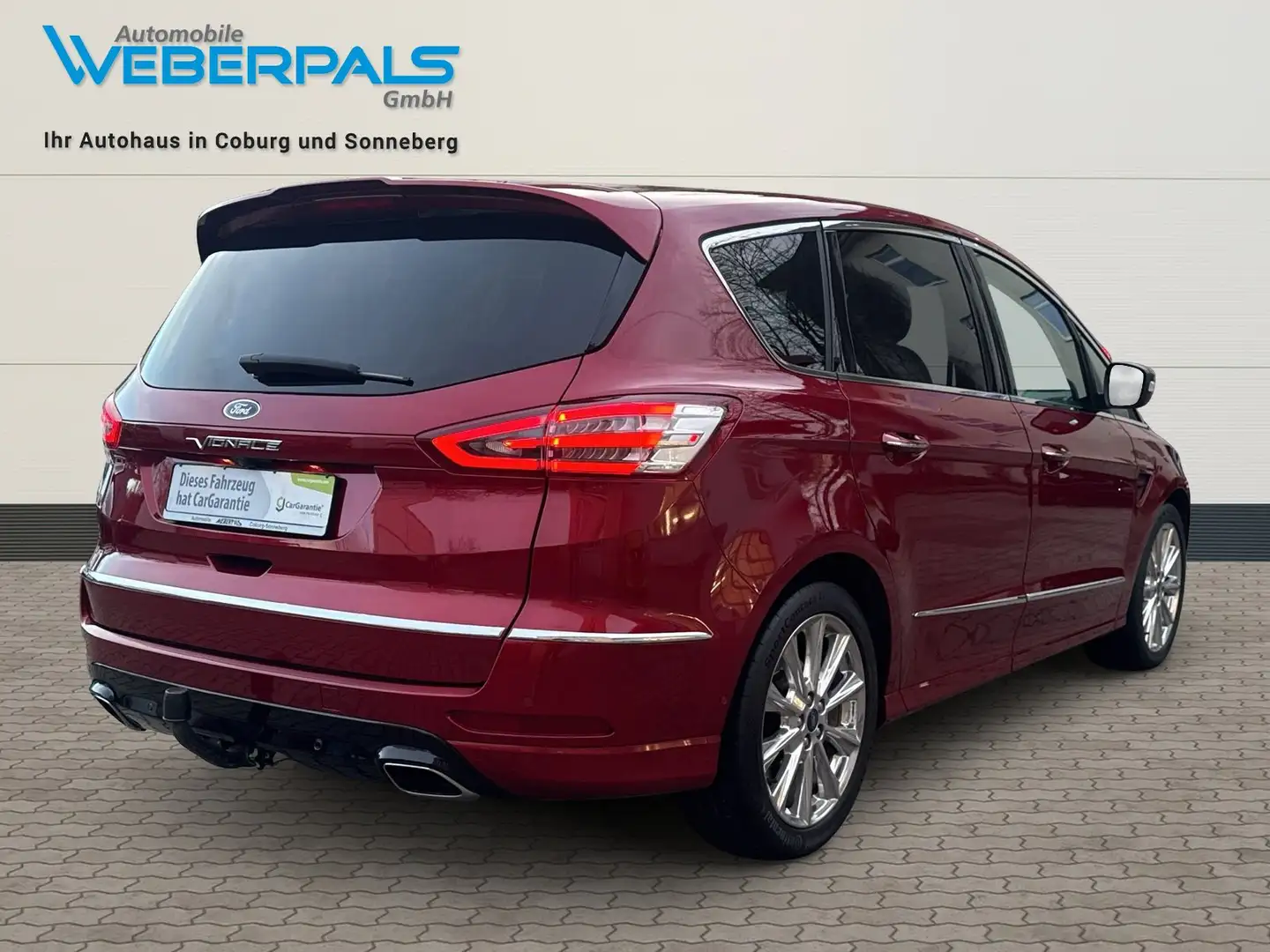 Ford S-Max Vignale-LEDER-WR-AHK-NAVI-PANORAMADACH-KAMERA Rot - 2