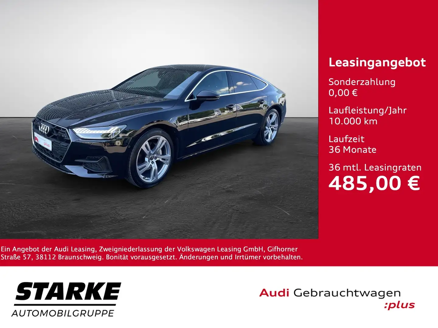 Audi A7 Sportback 45 TDI S tronic quattro Schwarz - 1