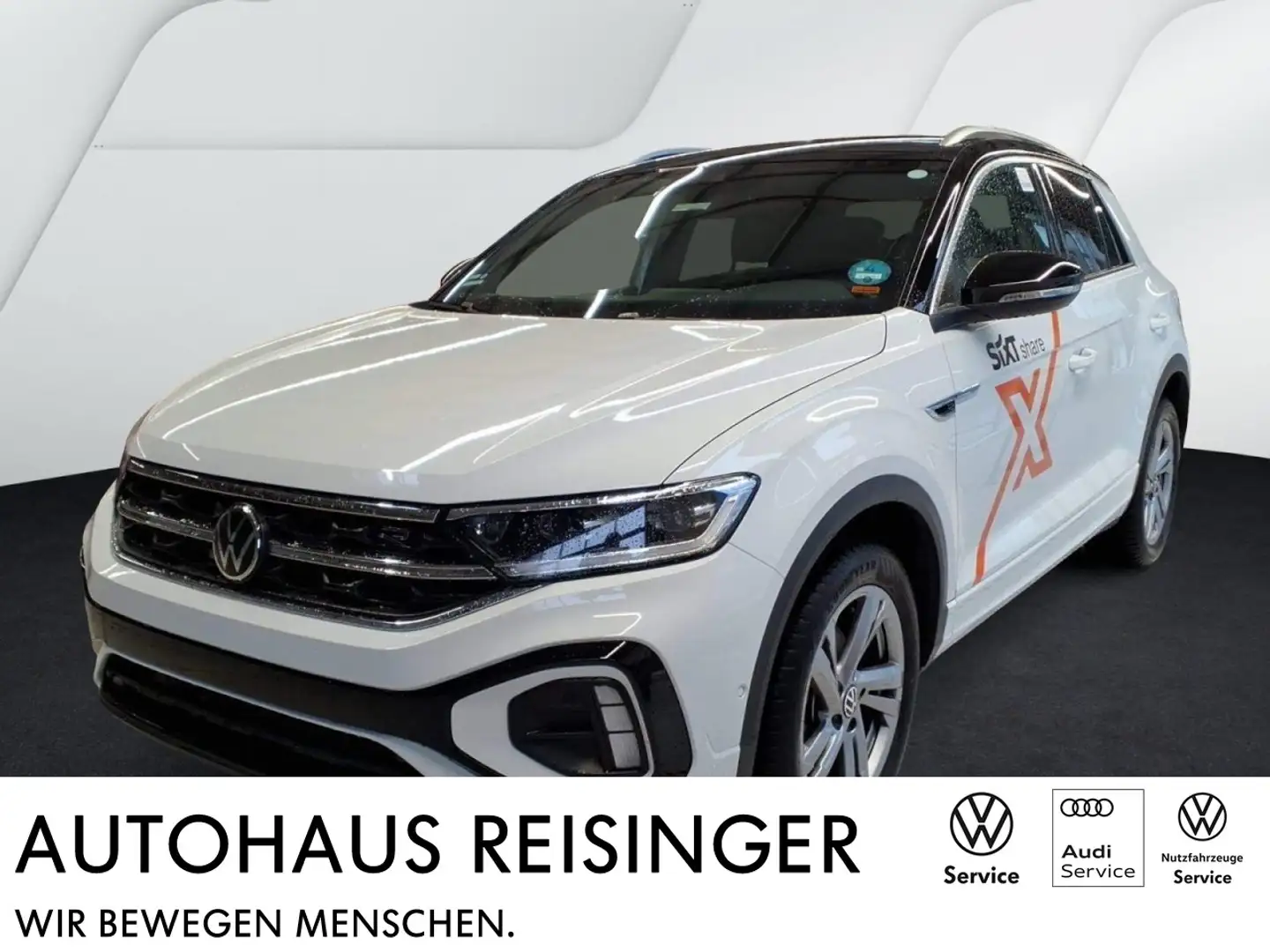 Volkswagen T-Roc 1.5 TSI R-Line DSG (NAVI+LED+AHK+APP+ACC) Klima Weiß - 1