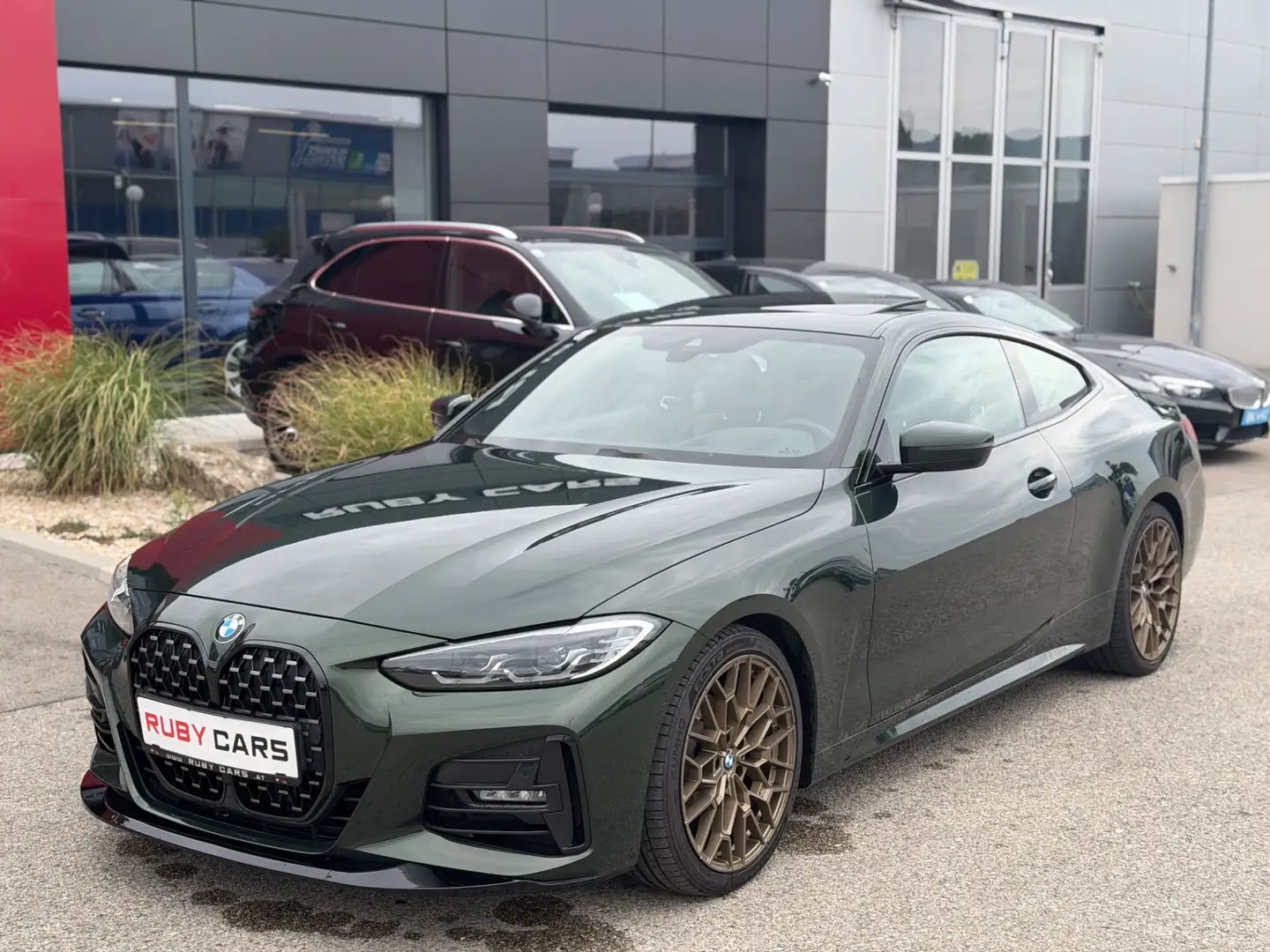 BMW 420 D M Sport Coupe /Sanremo Green Metallic 48V Mildh Grün - 2