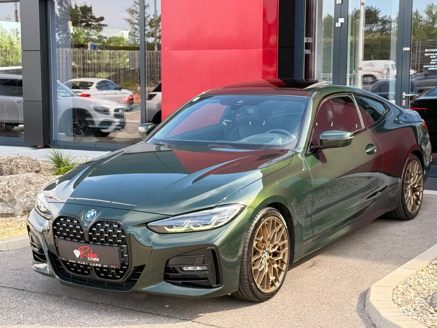 BMW 420 D M Sport Coupe /Sanremo Green Metallic 48V Mildh Grün - 1