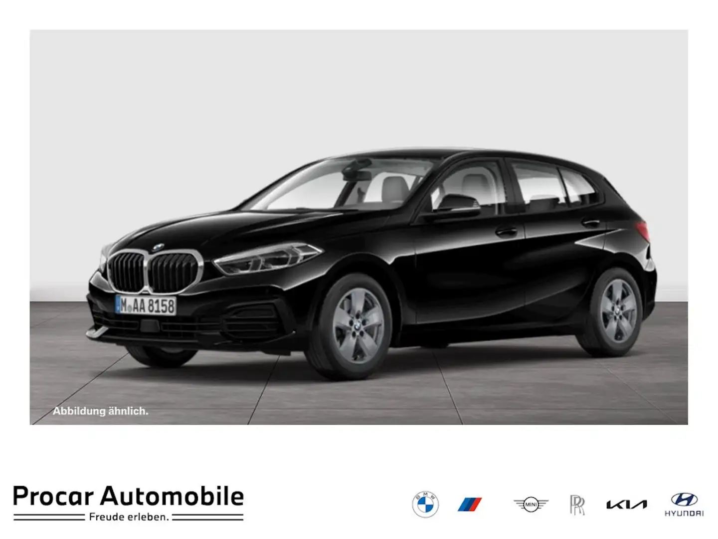 BMW 118 d Live Prof PA RFK Shz DAB LED WLAN Klima Schwarz - 1
