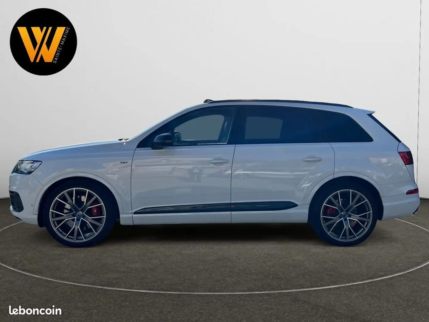 Audi SQ7 4.0 v8 tdi bi-turbo 435ch quattro 57k d'options 2ème main tva récupérable 45000 ht Blanc - 2
