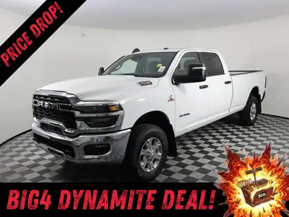White 2025 RAM 2500 Pickup Truck Four-Wheel Drive 8-Speed Automatic
