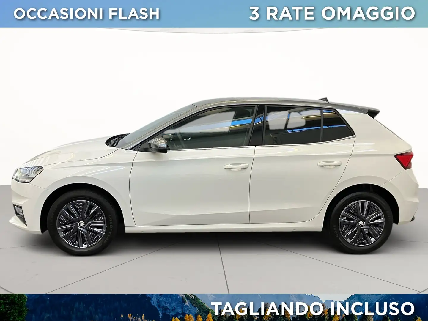 Skoda Fabia 1.0 mpi evo style 80cv Blanc - 2
