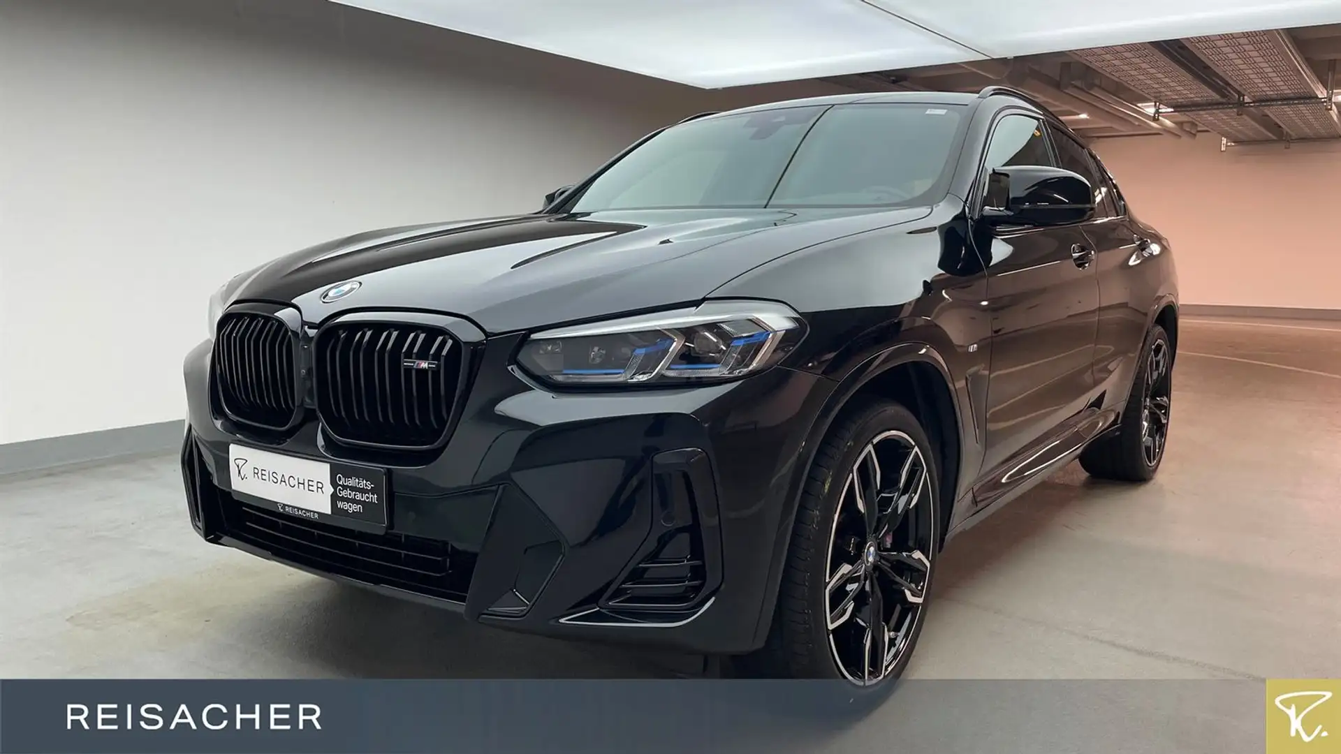 BMW X4 M i A AHK el.M-Sitze+Mem HUD LM21" Schwarz - 1