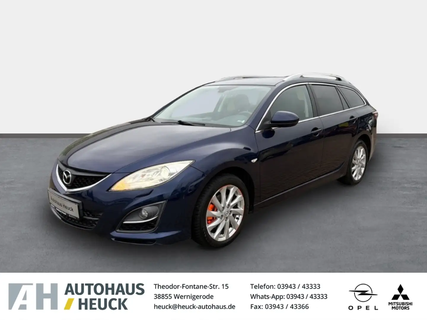 Mazda 6 Kombi 2.2 CRDT Edition Soundsystem Bose Klimaautom Bleu - 1