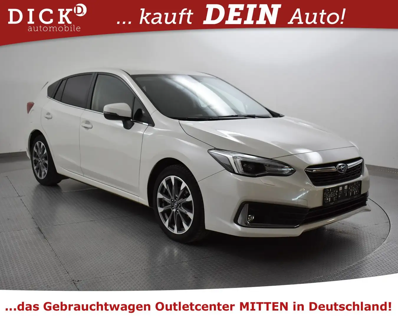 Subaru Impreza 1.6i 4WD Aut Exclus NAVI+SHZ+LED+KAM+ACC Weiß - 1