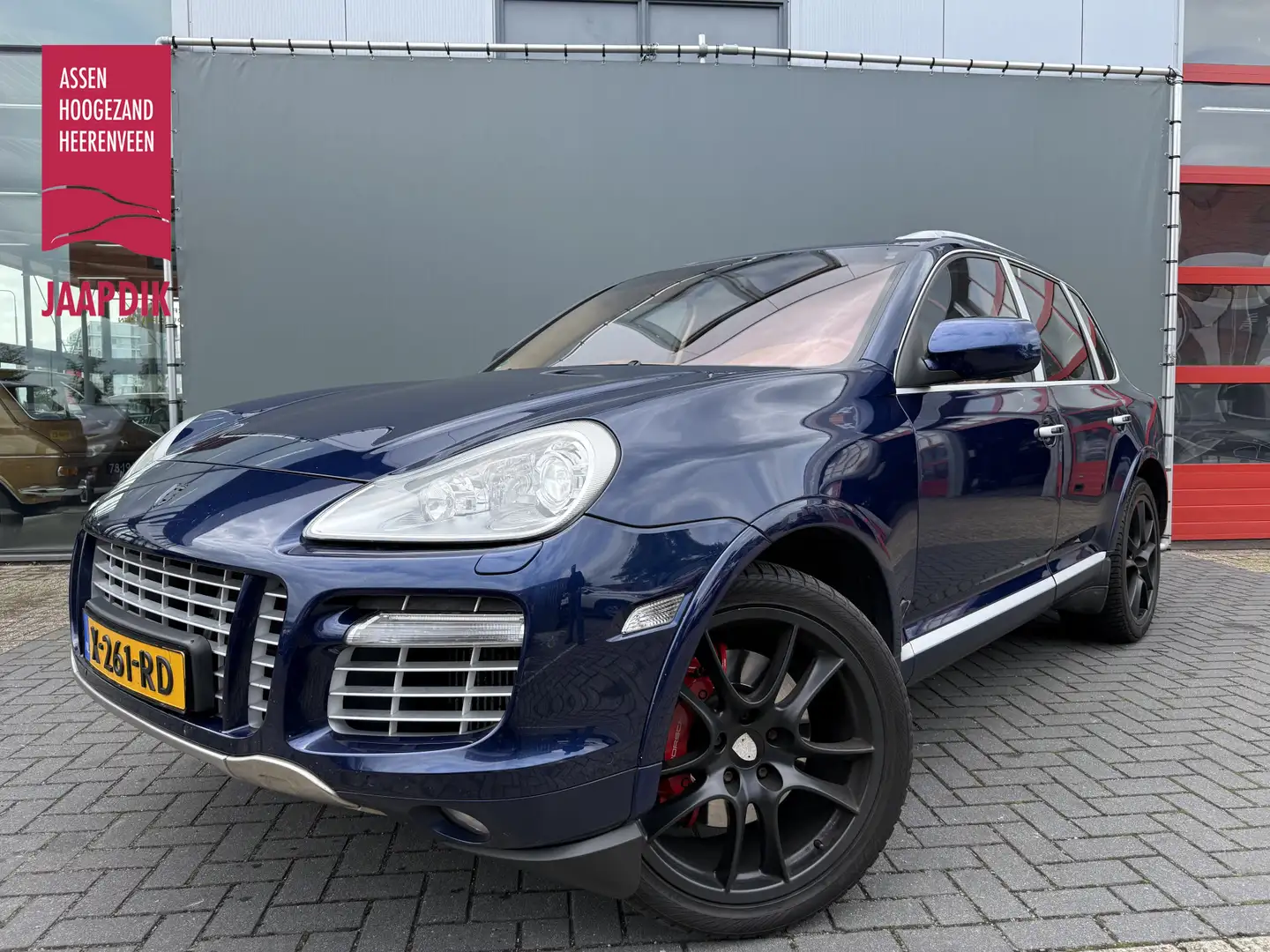 Porsche Cayenne BWJ 2009 4.8 Turbo 501 PK AUTOMAAT / TREKHAAK / NA Blauw - 1