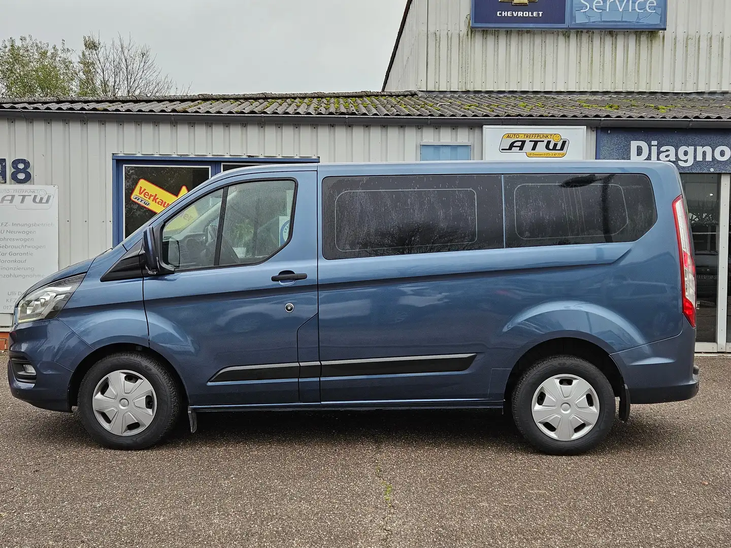 Ford Transit Custom Transit Tourneo Custom L1 Automatik 9 Sitzer 3-3-3 Blau - 2