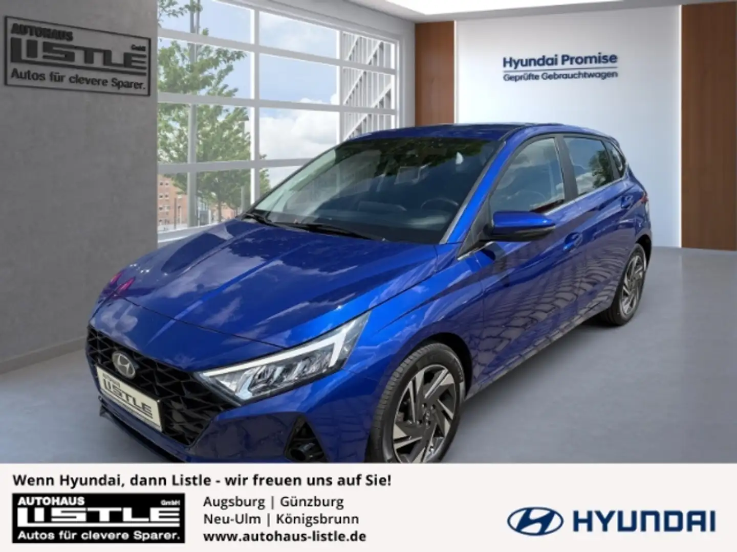 Hyundai i20 Advanced 1.0 T-GDI +CARPLAY+TEMPOMAT+SHZ+RFK+KLIMA Blu/Azzurro - 1