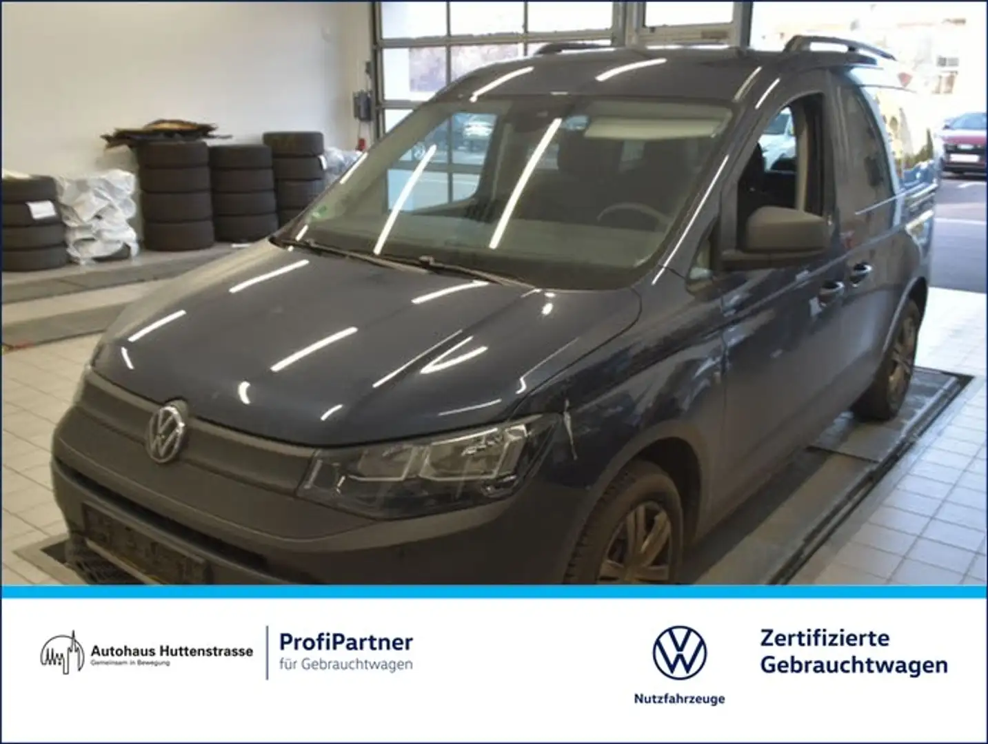 Volkswagen Caddy Kombi 1.5 TSI PDC SHZ DAB+ Blau - 1