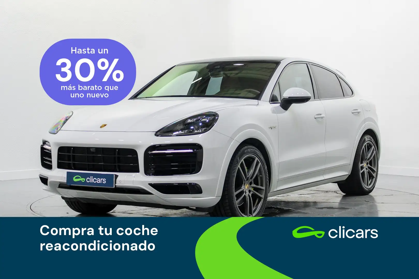 Porsche Cayenne E-Hybrid Coupé Aut. Blanc - 1