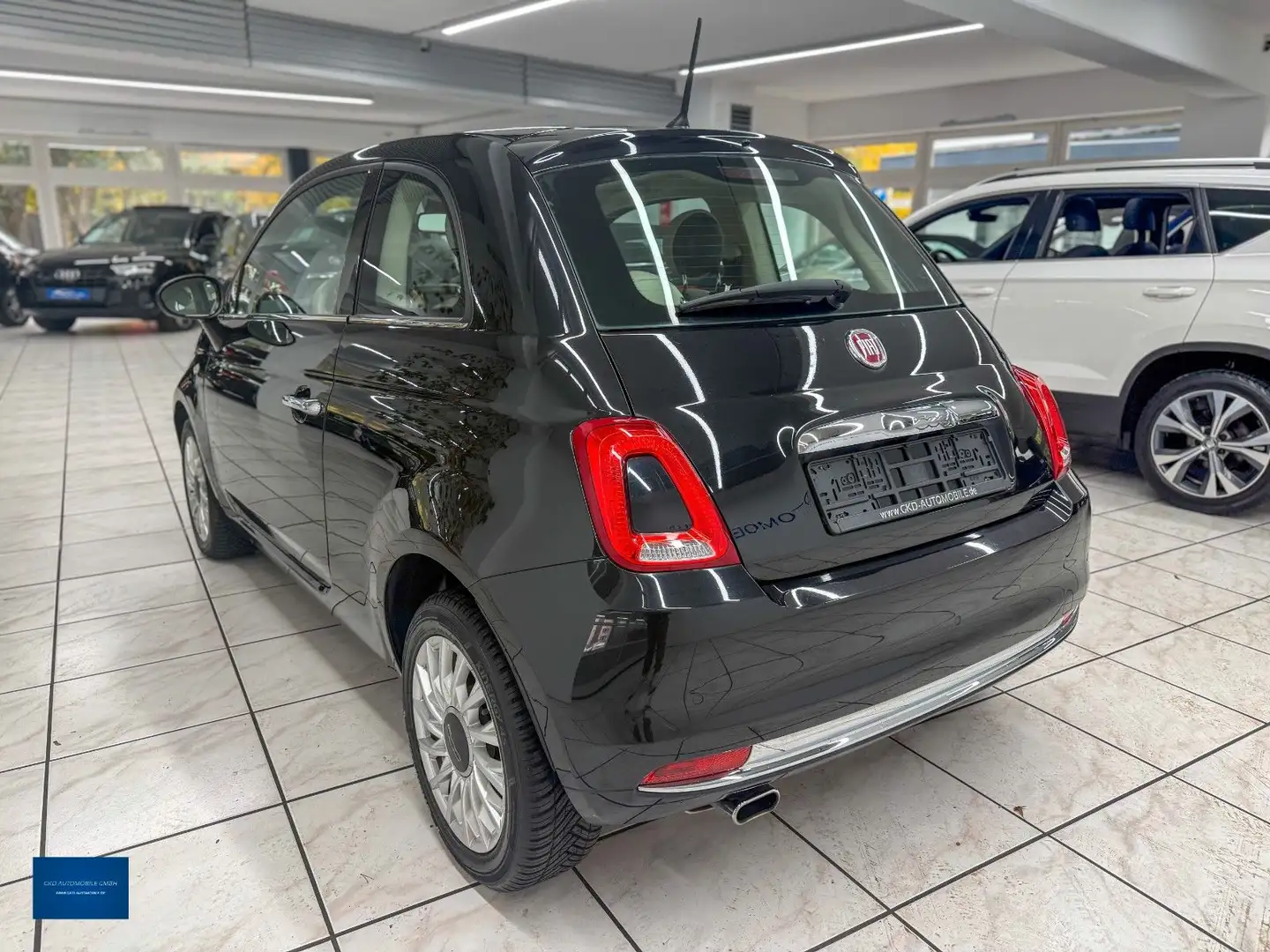 Fiat 500 *Automatik*Pano*PDC*Klimaauto* Noir - 2
