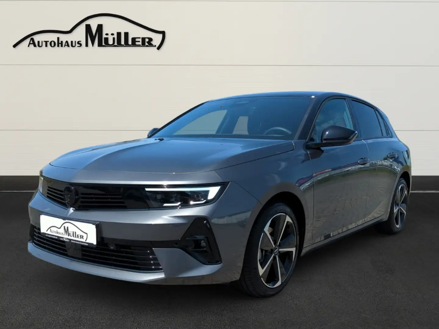 Opel Astra GS 1.2 Turbo Autom. +Navi+HUD+Matrix+Sitzhzg.+ Grau - 1