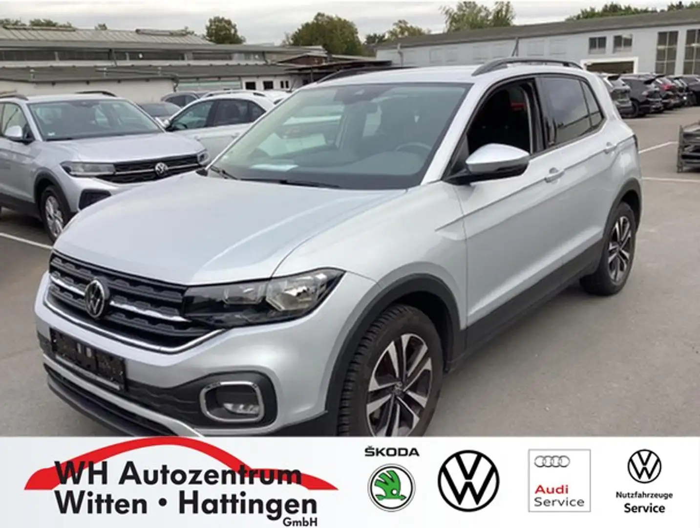 Volkswagen T-Cross 1.0 TSI UNITED CLIMATRONIC ACC PDC SITZHZG Zilver - 1