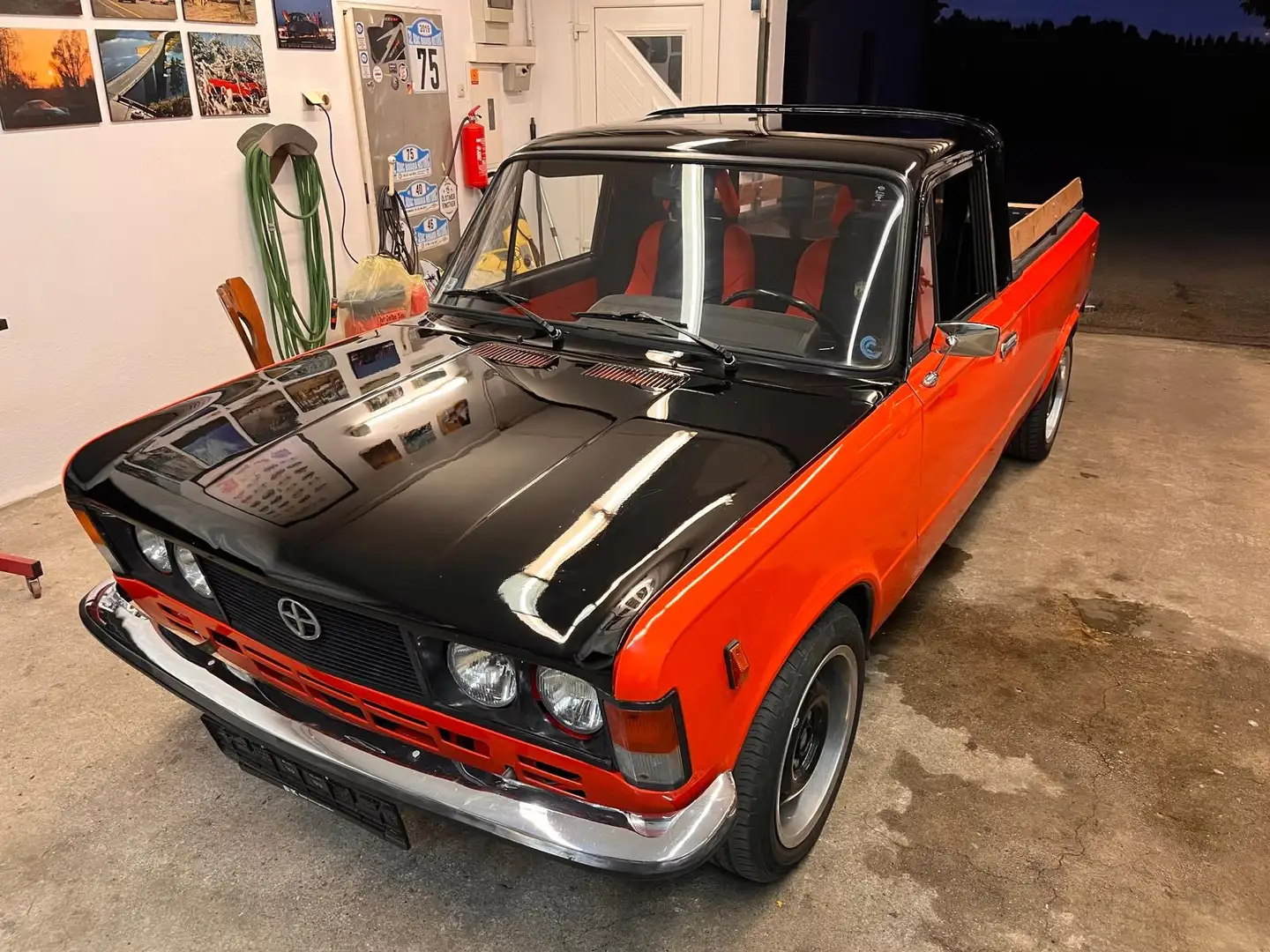 Fiat 125 Pickup Lang Orange - 1