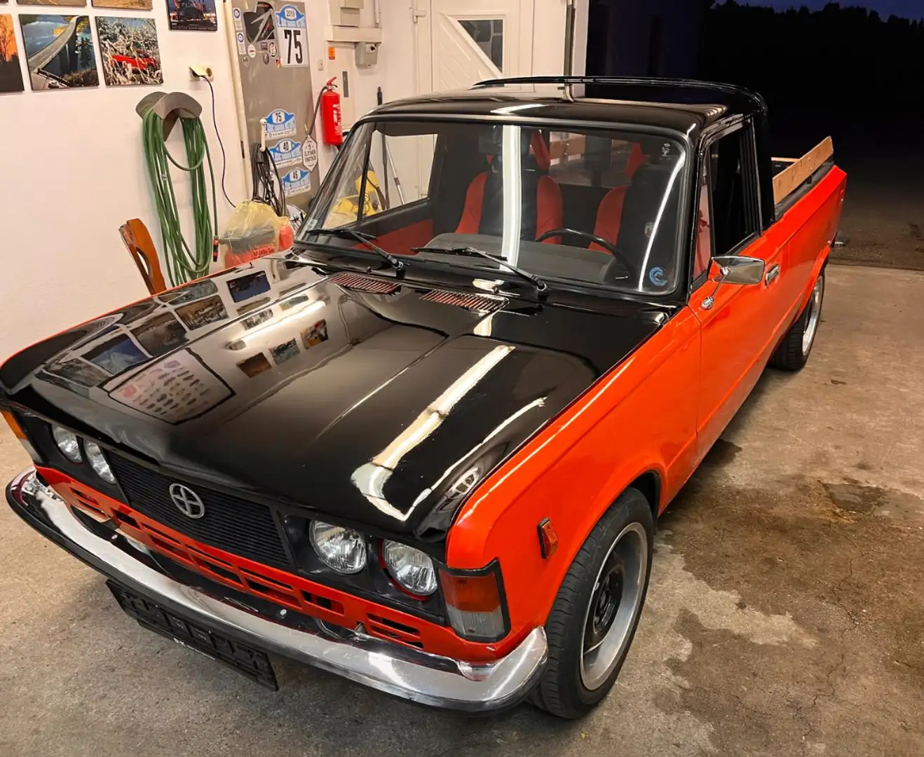 Fiat 125 Pickup Lang Orange - 2