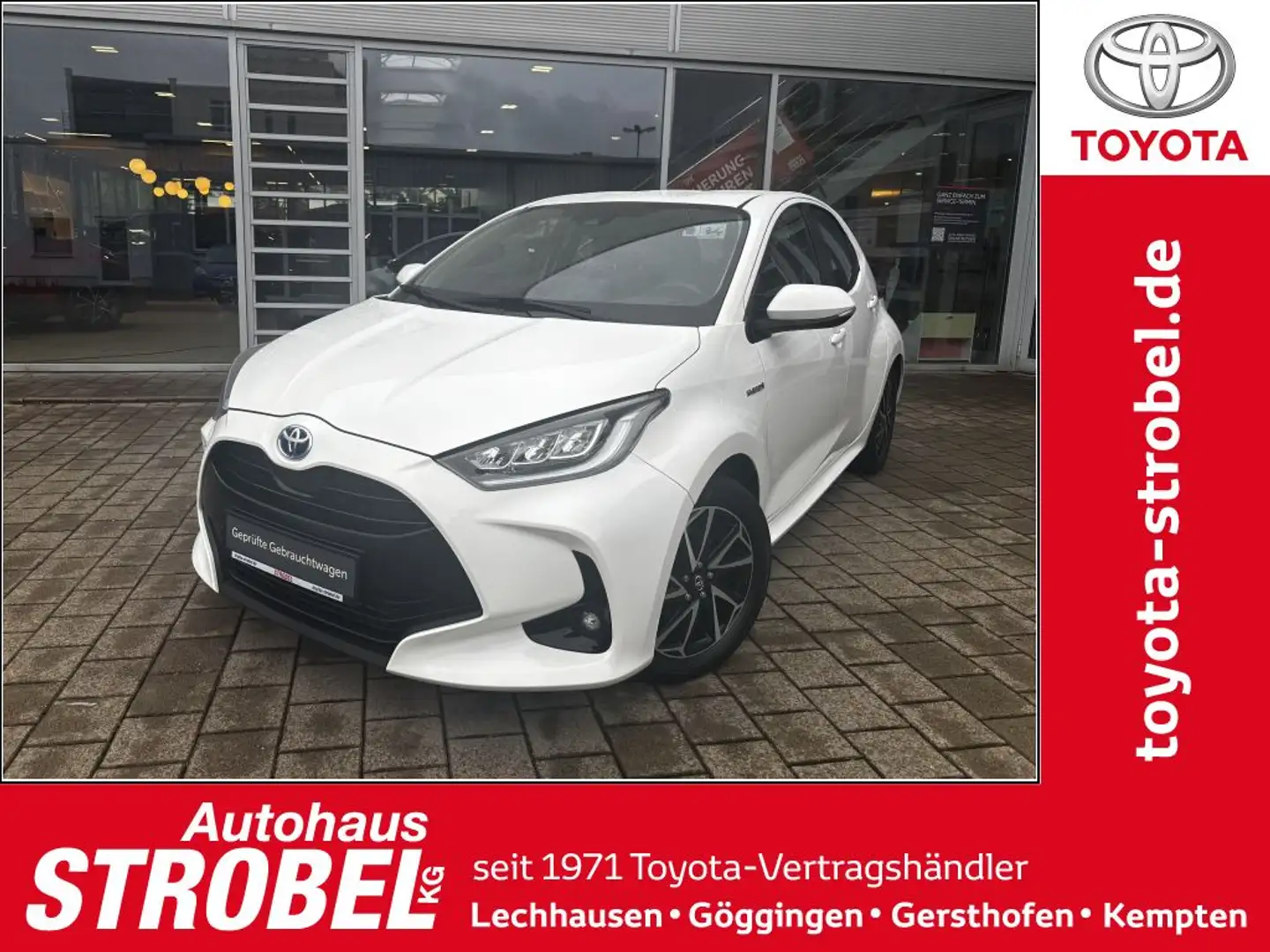 Toyota Yaris Hybrid 1.5 VVT-i Team Deutschland Weiß - 1