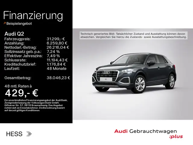 Audi Q2 35 TFSI advanced*NAVI-PLUS*MATRIX*KAMERA*AHK*
