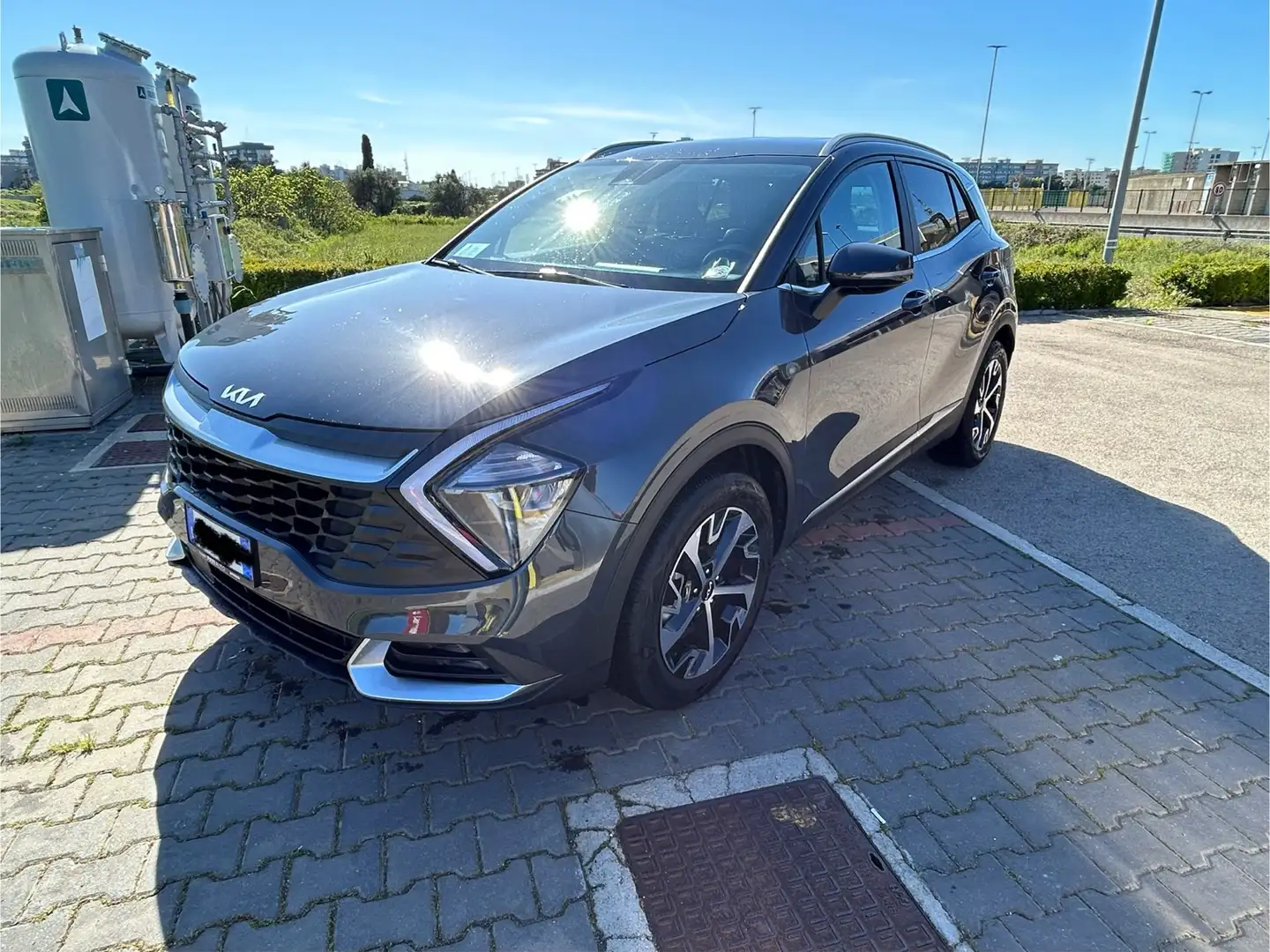 Kia Sportage 1.6 tgdi hev Style auto Grigio - 1