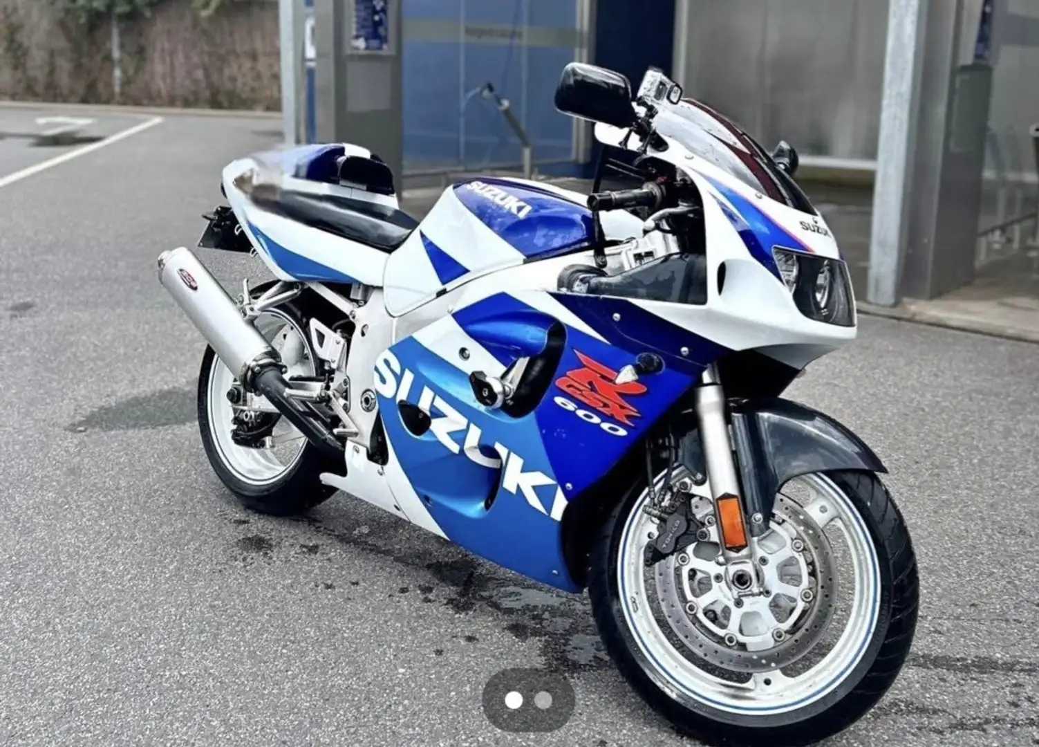 Suzuki GSX 600 srad Bleu - 1