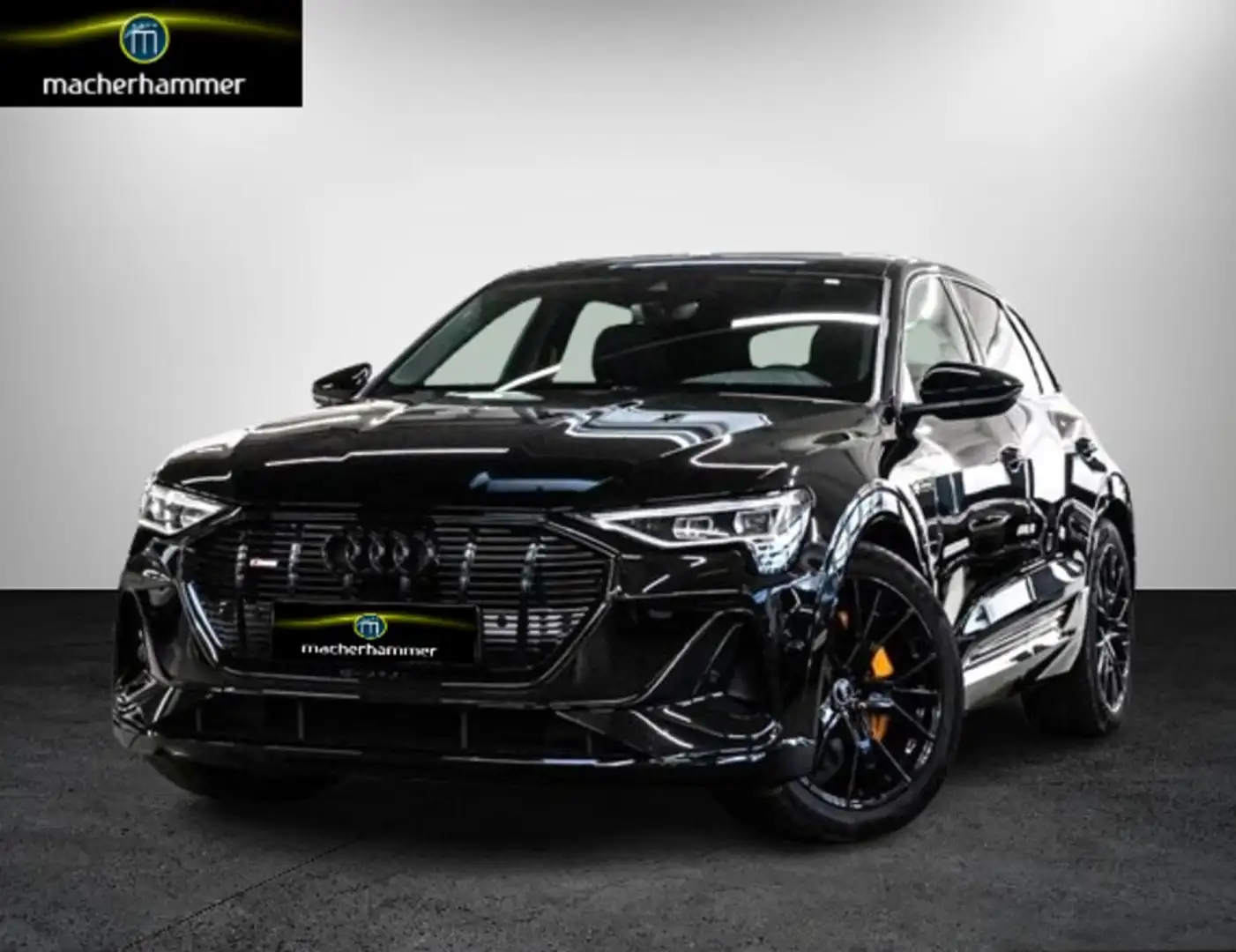 Audi e-tron 55 S line*BLACK-EDITION*MATRIX*PANO*KEY*360 Nero - 1